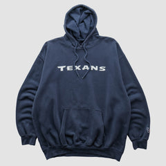 Houston Texans NFL 2010s Hooded Pullover Sweatshirt - Navy Vintage on sale