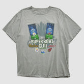 NFL Super Bowl XLIII NFL 2009 T-shirt - Heather Gray Vintage for sale