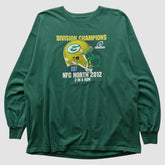 Green Bay Packers Team Edition Apparel 2012 Long Sleeve T-shirt - Green Vintage outlet