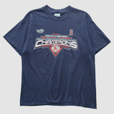 Boston Red Sox M&O Knits 2004 T-shirt Navy Vintage