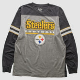 Pittsburgh Steelers NFL 2010s Long Sleeve T-shirt - Heather Gray Vintage sale