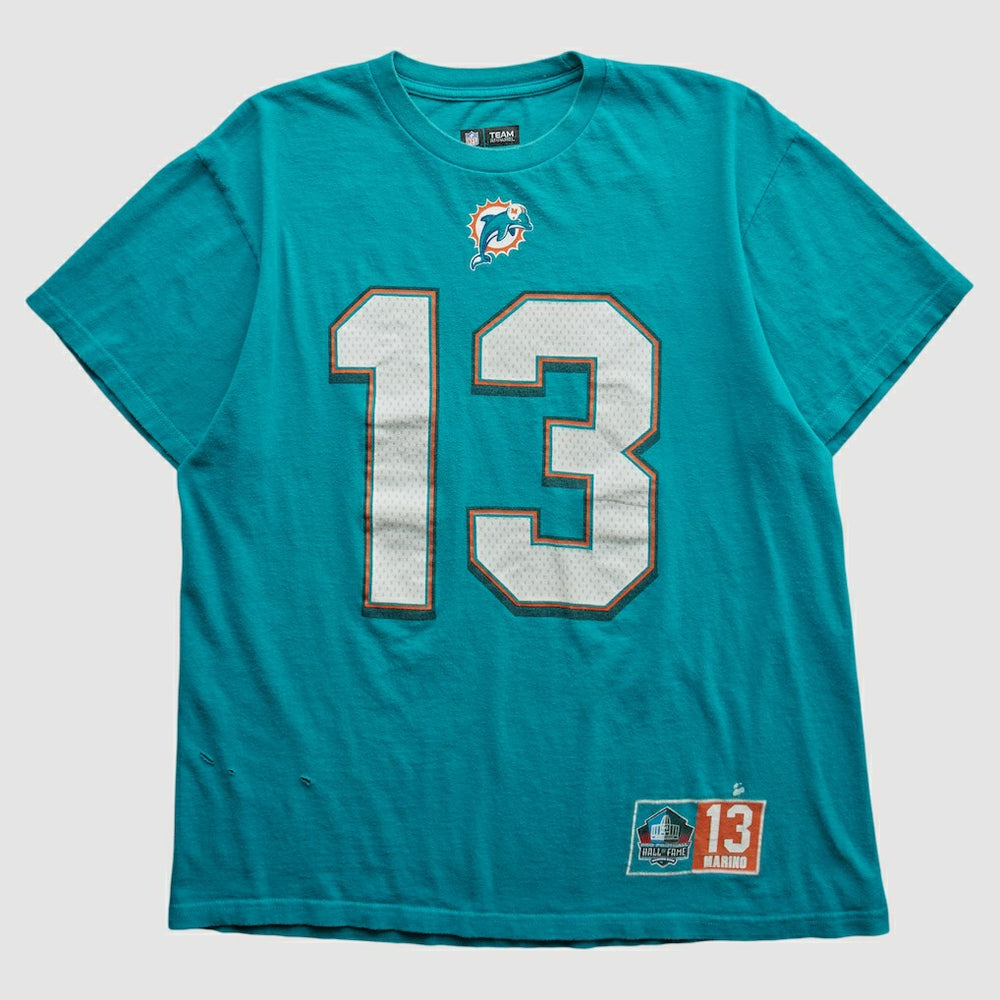 Miami Dolphins Team Edition Apparel 2000s T-shirt - Teal Vintage on sale