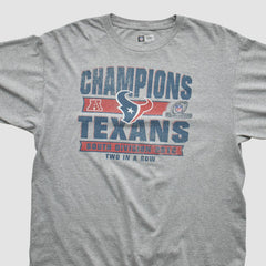 Houston Texans Team Edition Apparel 2012 Long Sleeve T-shirt - Heather Gray Vintage sale
