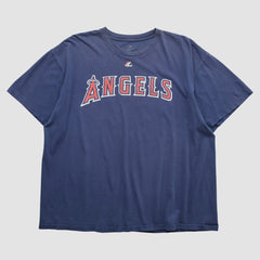Los Angeles Angels Majestic 2000s T-shirt Navy Vintage