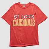 St. Louis Cardinals Logo 7 90s T-shirt Red Vintage