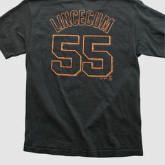 San Francisco Giants Majestic 2009 T-shirt Black Vintage