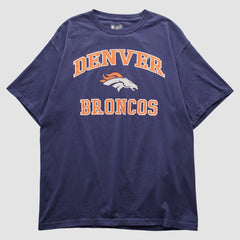 Denver Broncos Team Edition Apparel 2000s T-shirt - Navy Vintage cheap