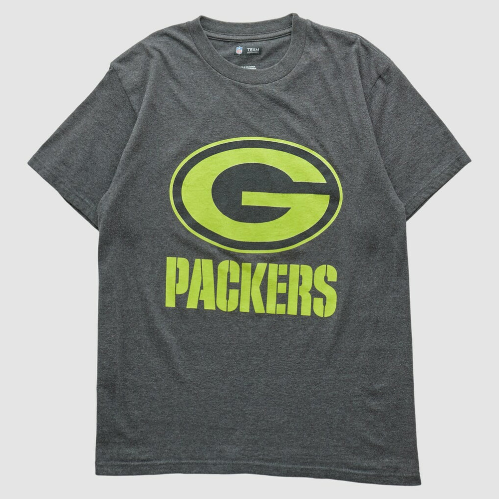 Green Bay Packers NFL 2010s T-shirt - Dark Heather Gray Vintage for sale