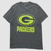 Green Bay Packers NFL 2010s T-shirt - Dark Heather Gray Vintage for sale