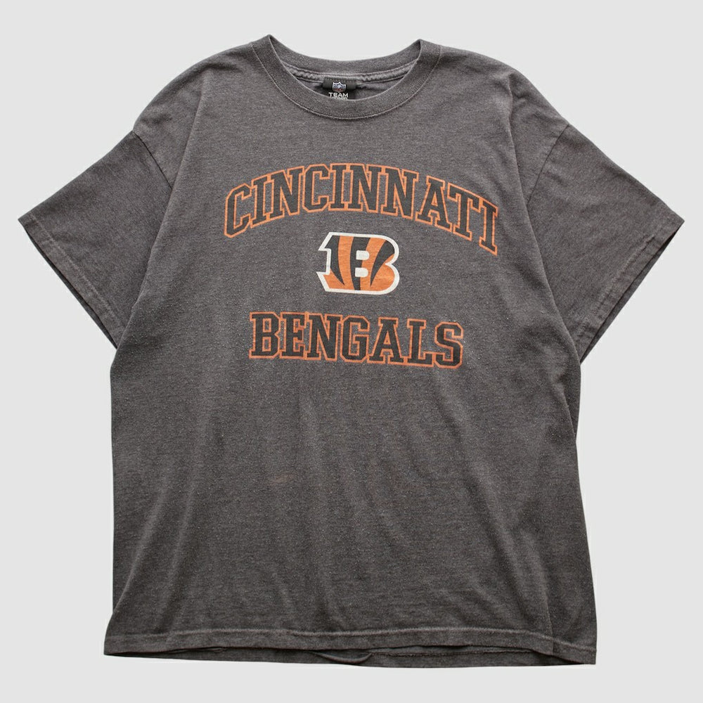 Cincinnati Bengals NFL 2010s T-shirt - Dark Heather Gray Vintage on sale