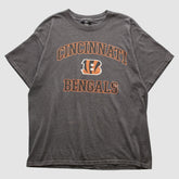 Cincinnati Bengals NFL 2010s T-shirt - Dark Heather Gray Vintage on sale