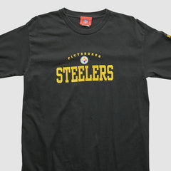 Pittsburgh Steelers NFL 2000s Long Sleeve T-shirt - Black Vintage discount