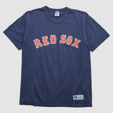 Boston Red Sox Russell 2000s T-shirt Navy Vintage
