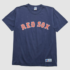 Boston Red Sox Russell 2000s T-shirt Navy Vintage