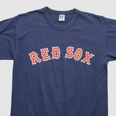 Boston Red Sox Russell 2000s T-shirt Navy Vintage