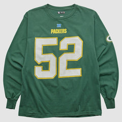 Green Bay Packers NFL 2010s Long Sleeve T-shirt - Green Vintage for sale