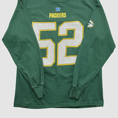 Green Bay Packers NFL 2010s Long Sleeve T-shirt - Green Vintage for sale