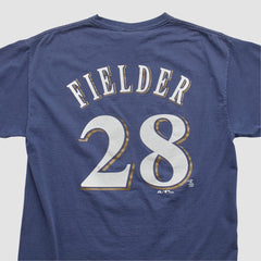 Milwaukee Brewers Majestic 2008 T-shirt Navy Vintage