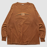 Cincinnati Bengals 2000s Long Sleeve T-shirt - Brown Vintage cheap