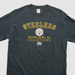 Pittsburgh Steelers Alstyle 2006 Long Sleeve T-shirt - Black Vintage sale