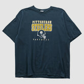 Pittsburgh Steelers Team Edition Apparel 2000s T-shirt - Navy Vintage for sale