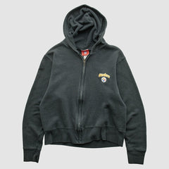 Pittsburgh Steelers NFL 2000s Hooded Full Zip Sweatshirt - Black Vintage online