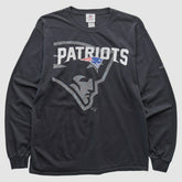 New England Patriots NFL 2010s Long Sleeve T-shirt - Black Vintage outlet
