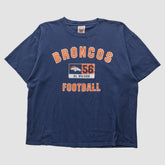 Denver Broncos NFL 2000s T-shirt - Navy Vintage on sale