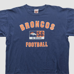 Denver Broncos NFL 2000s T-shirt - Navy Vintage on sale
