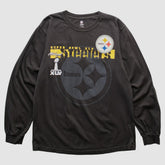 Pittsburgh Steelers NFL 2011 Long Sleeve T-shirt - Black Vintage cheap