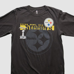 Pittsburgh Steelers NFL 2011 Long Sleeve T-shirt - Black Vintage cheap