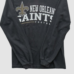 New Orleans Saints Reebok 2000s Long Sleeve T-shirt - Black Vintage online