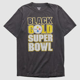 Pittsburgh Steelers Reebok 2000s T-shirt - Black Vintage for sale