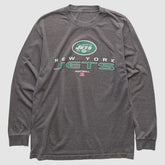 New York Jets 2010s Long Sleeve T-shirt - Dark Heather Gray Vintage sale