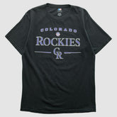 Colorado Rockies MLB 2010 T-shirt Black Vintage