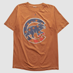 Chicago Cubs Majestic 2000s T-shirt Orange Vintage
