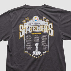 Pittsburgh Steelers Reebok 2011 T-shirt - Charcoal Vintage cheap
