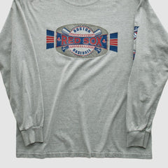 Boston Red Sox 2001 Long Sleeve T-shirt Heather Gray Vintage