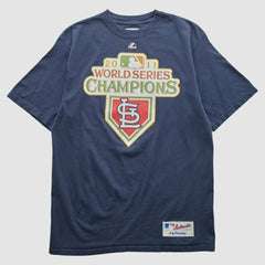 St. Louis Cardinals Majestic 2011 T-shirt Navy Vintage
