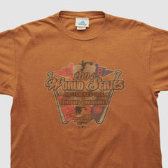 MLB World Series Adidas 2004 T-shirt Orange Vintage