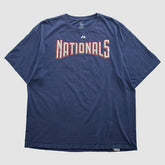 Washington Nationals Majestic 2010s T-shirt Navy Vintage