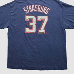 Washington Nationals Majestic 2010s T-shirt Navy Vintage