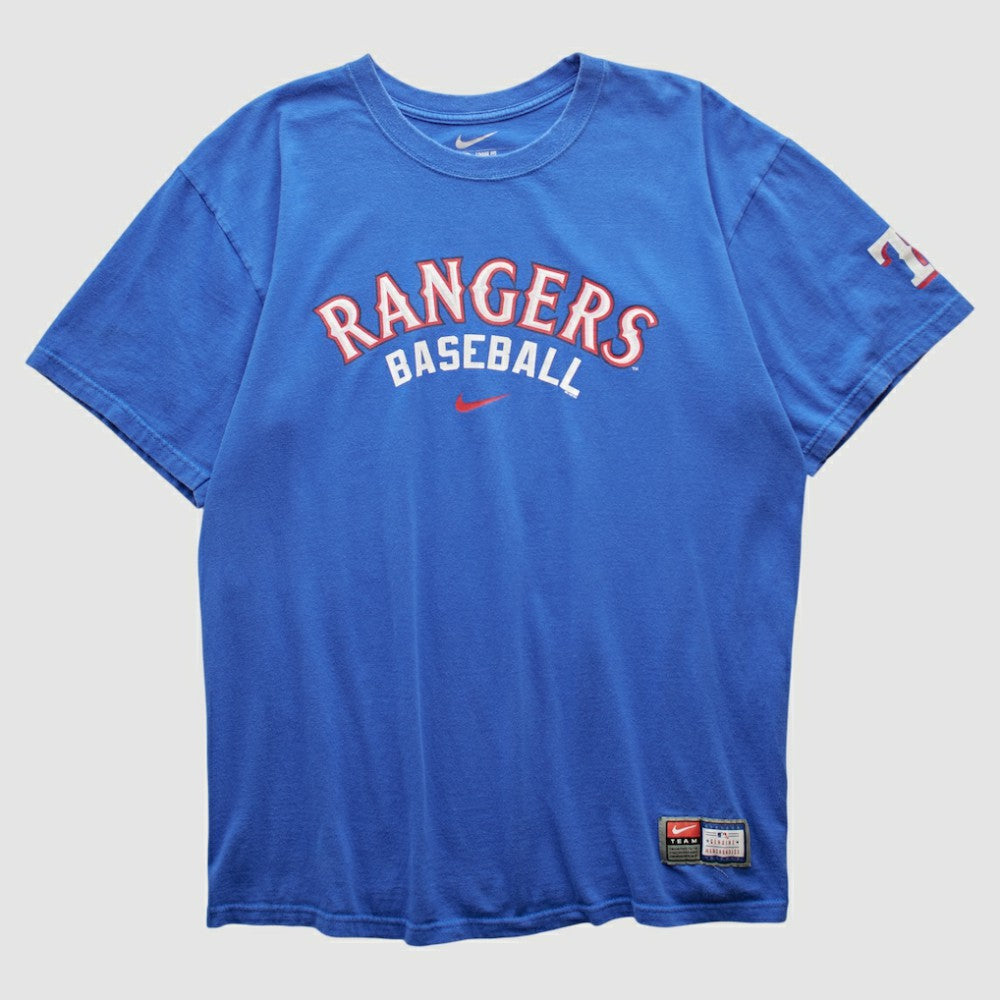 Texas Rangers 2000s T-shirt Blue Vintage