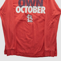 St. Louis Cardinals 2010s Long Sleeve T-shirt Red Vintage