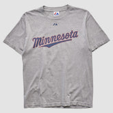 Minnesota Twins Majestic 2010 T-shirt Heather Gray Vintage