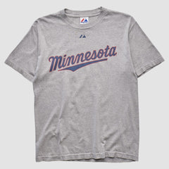 Minnesota Twins Majestic 2010 T-shirt Heather Gray Vintage