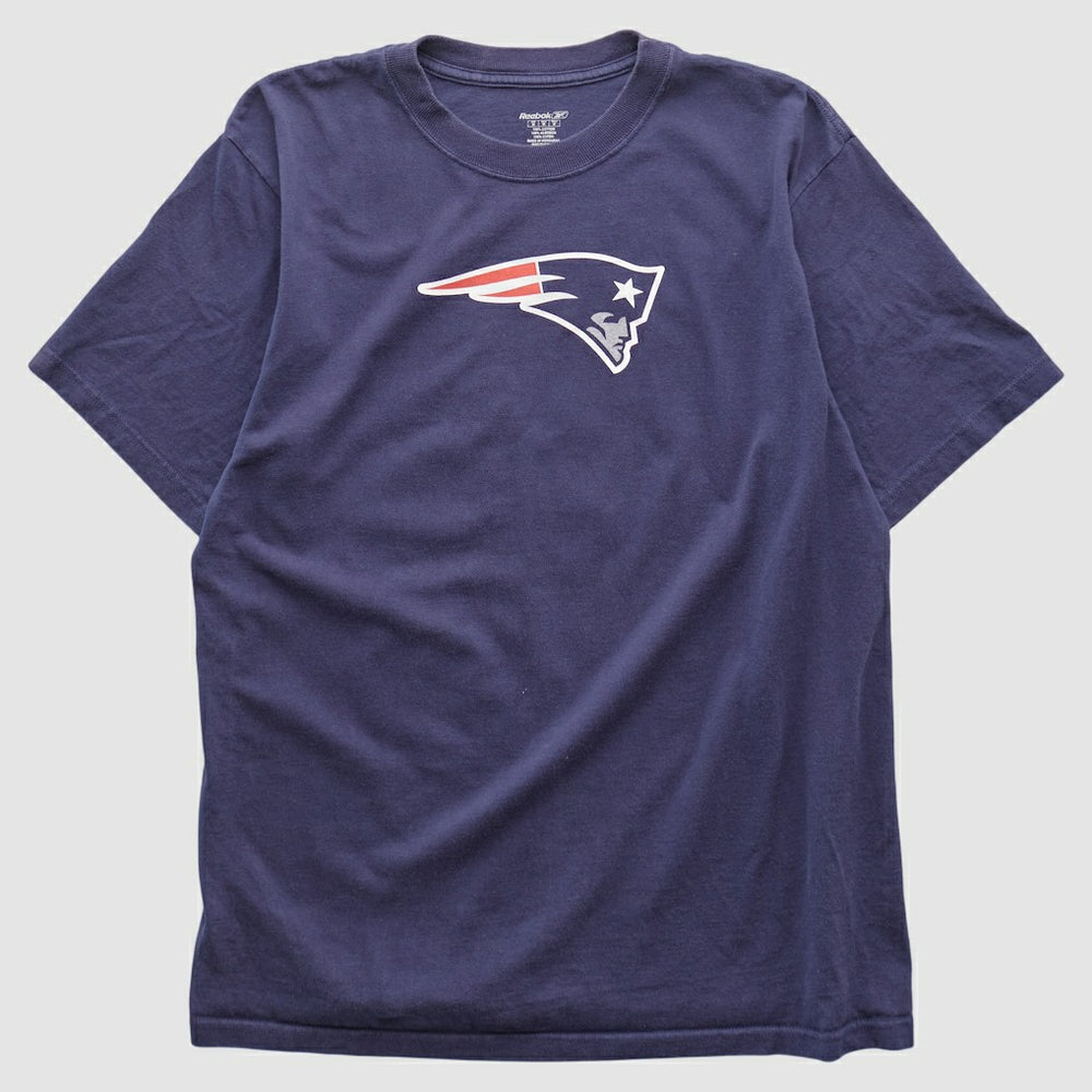 New England Patriots Reebok 2000s T-shirt - Navy Vintage on sale