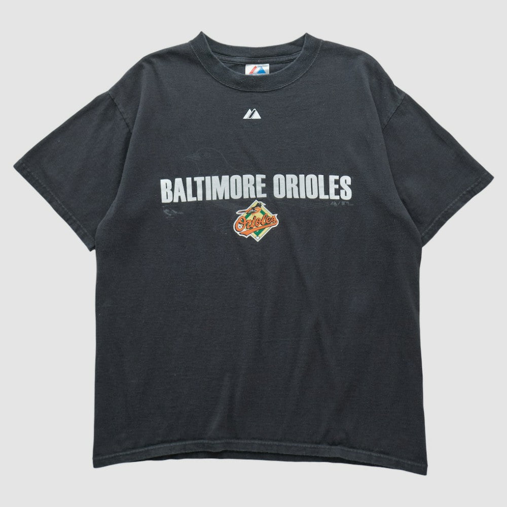 Baltimore Orioles Majestic 2007 T-shirt Black Vintage