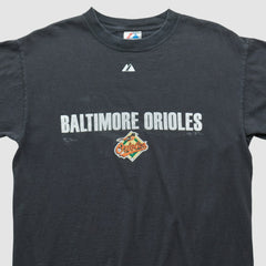 Baltimore Orioles Majestic 2007 T-shirt Black Vintage