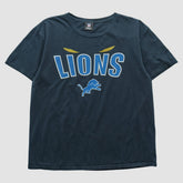Detroit Lions NFL 2010s T-shirt - Navy Vintage on sale